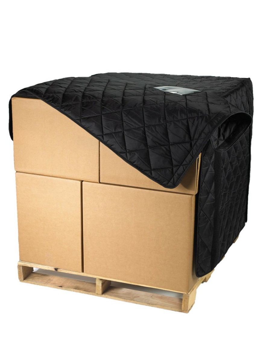 RefrigiWear Rw Protect Insulated Standard Pallet Cover Black Coperte E Coperture Per Pallet Rw Protect