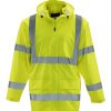 RefrigiWear Hivis Rainwear Jacket Lime Abbigliamento Antipioggia