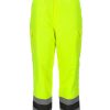 RefrigiWear Hivis Insulated Waterproof Pants Lime / Black Grande E Alto