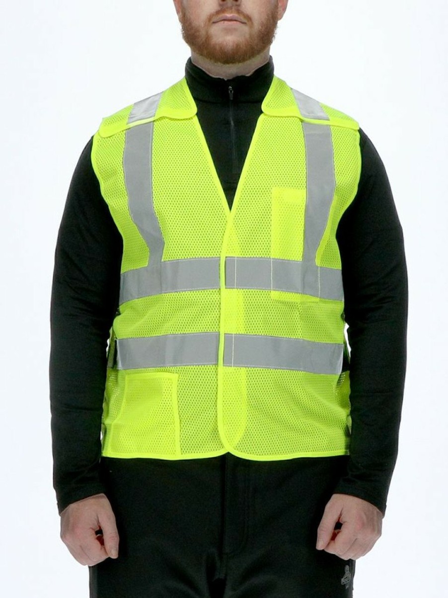 RefrigiWear Break Away Mesh Safety Vest Bretelle E Attrezzature Di Sicurezza