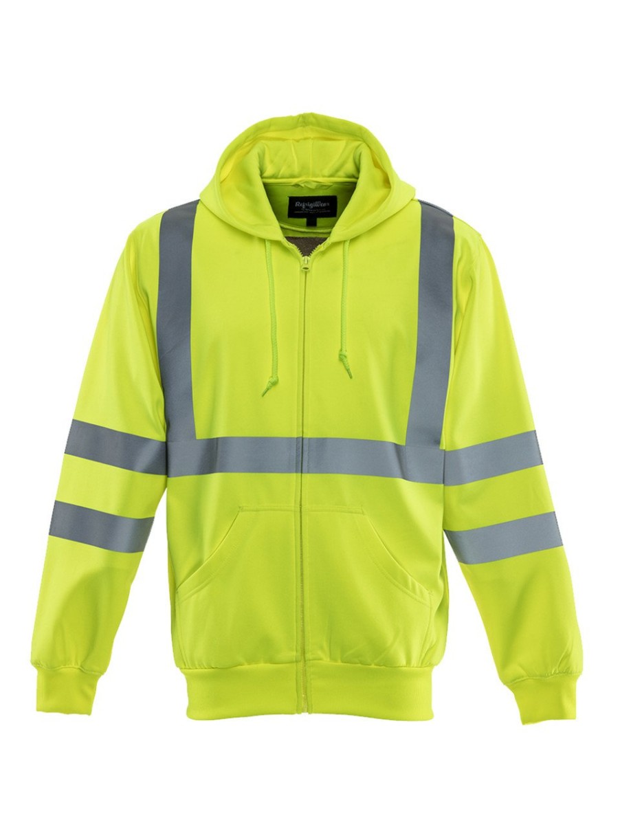 RefrigiWear Hivis Hooded Sweatshirt Felpe E Pile