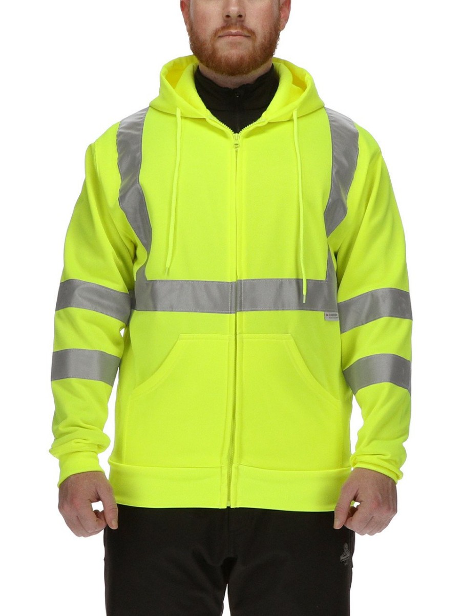 RefrigiWear Hivis Hooded Sweatshirt Felpe E Pile