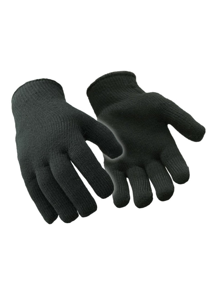 RefrigiWear Heavyweight Knit Glove Liner Black Fodere Per Guanti