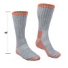 RefrigiWear Leather Boot Sock Orange Calzini E Solette
