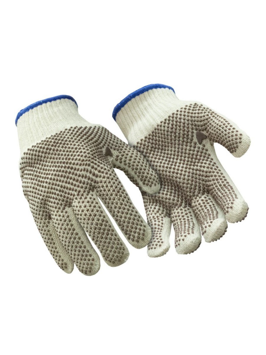 RefrigiWear Dual-Layer Heavyweight Dot Grip Glove Natural Guanti In Maglia