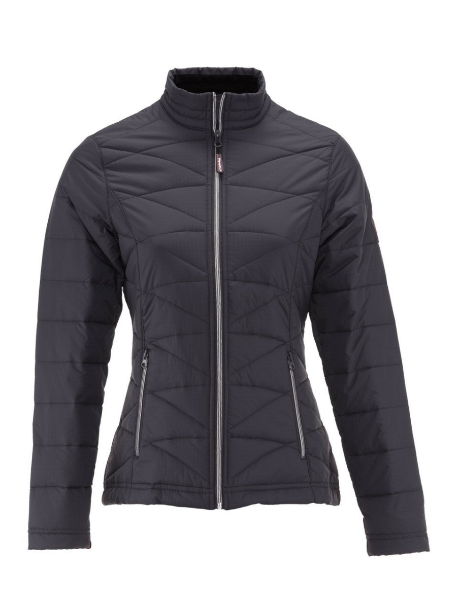 RefrigiWear Women'S Quilted Jacket Black Giacche