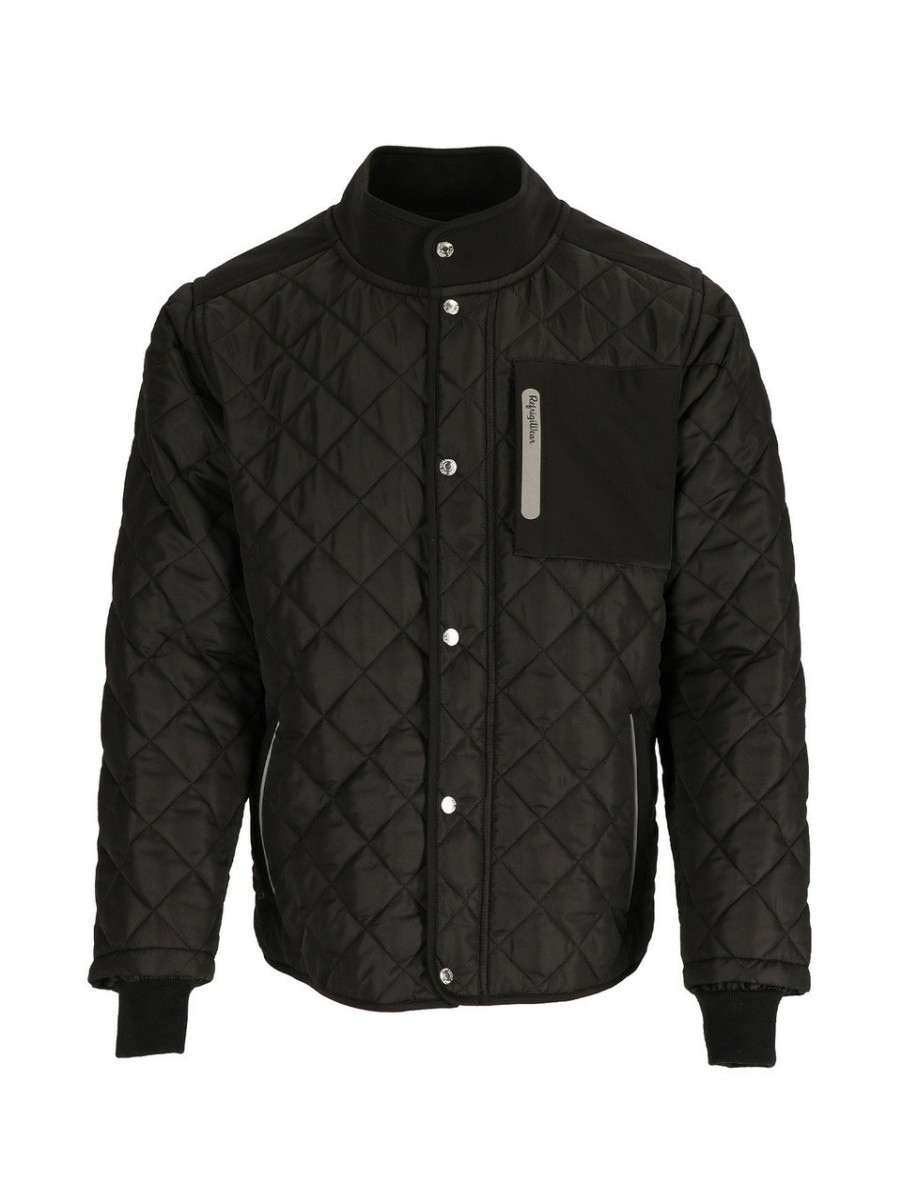 RefrigiWear Insulated Diamond Quilted Jacket Black Grande E Alto