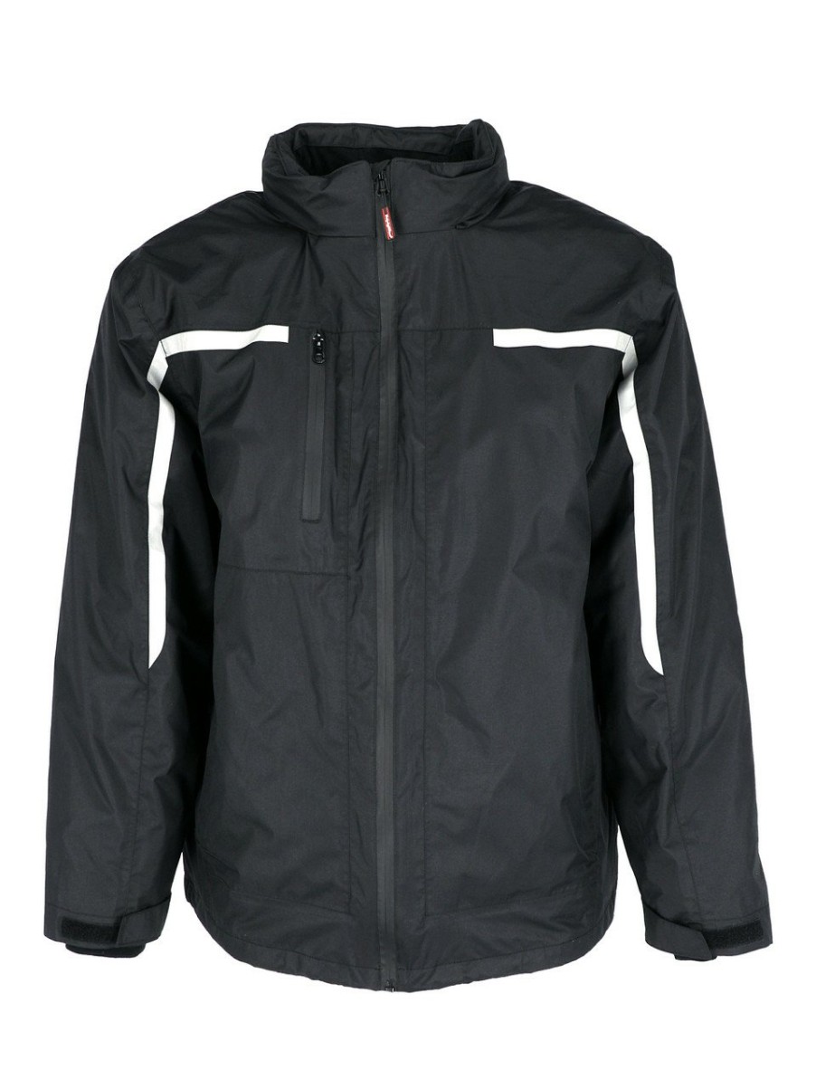 RefrigiWear 3-In-1 Rainwear Jacket Black Grande E Alto