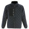 RefrigiWear Enduraquilt Diamond Quilted Puffer Jacket Black Grande E Alto