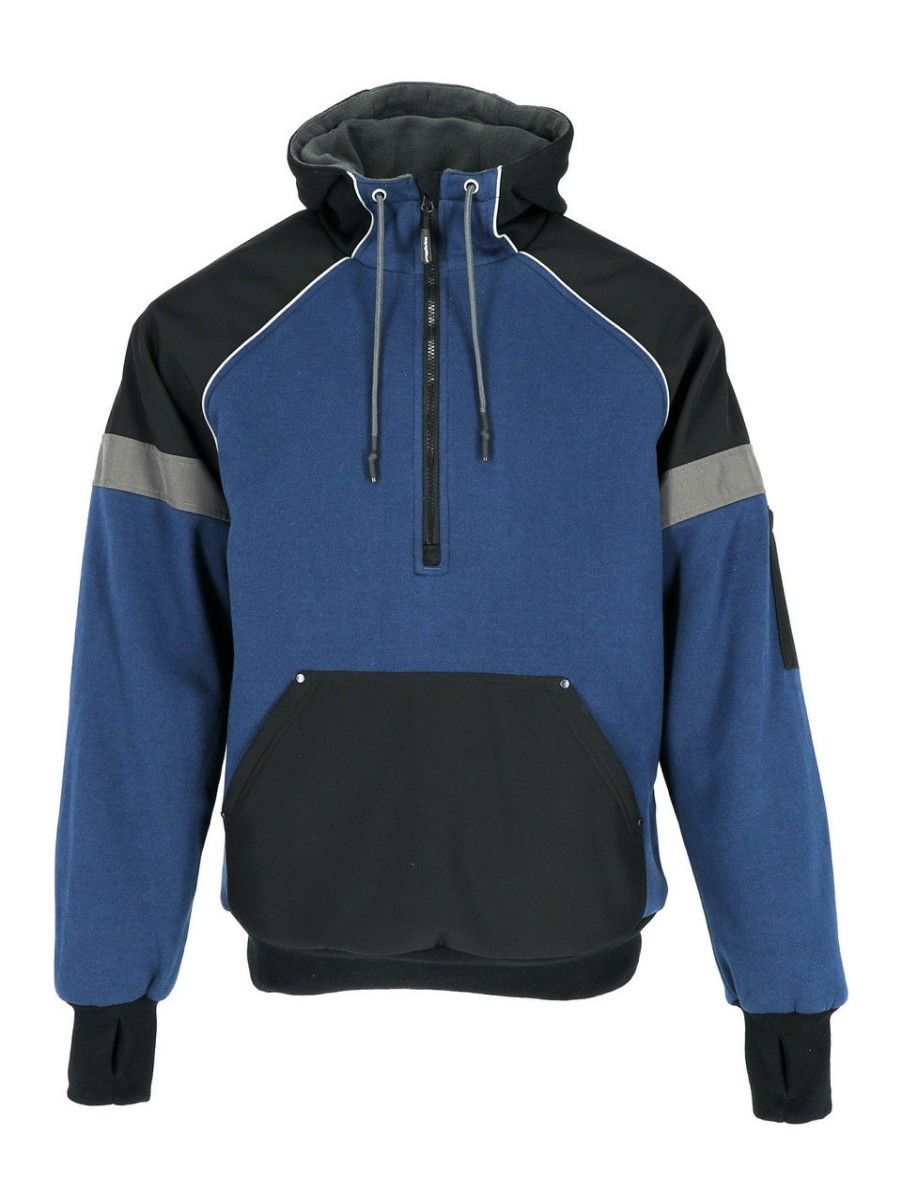 RefrigiWear Frostline® Sweatshirt Black/Blue Felpe E Pile