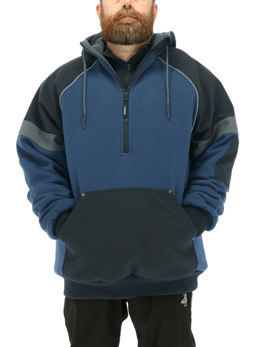 RefrigiWear Frostline® Sweatshirt Black/Blue Felpe E Pile