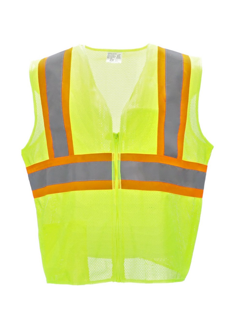 RefrigiWear Safety Vest Lime Bretelle E Attrezzature Di Sicurezza