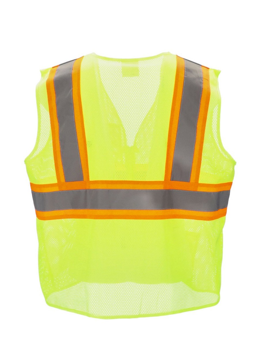 RefrigiWear Safety Vest Lime Bretelle E Attrezzature Di Sicurezza