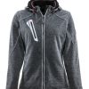 RefrigiWear Women'S Extreme Sweater Jacket Gray Felpe E Pile