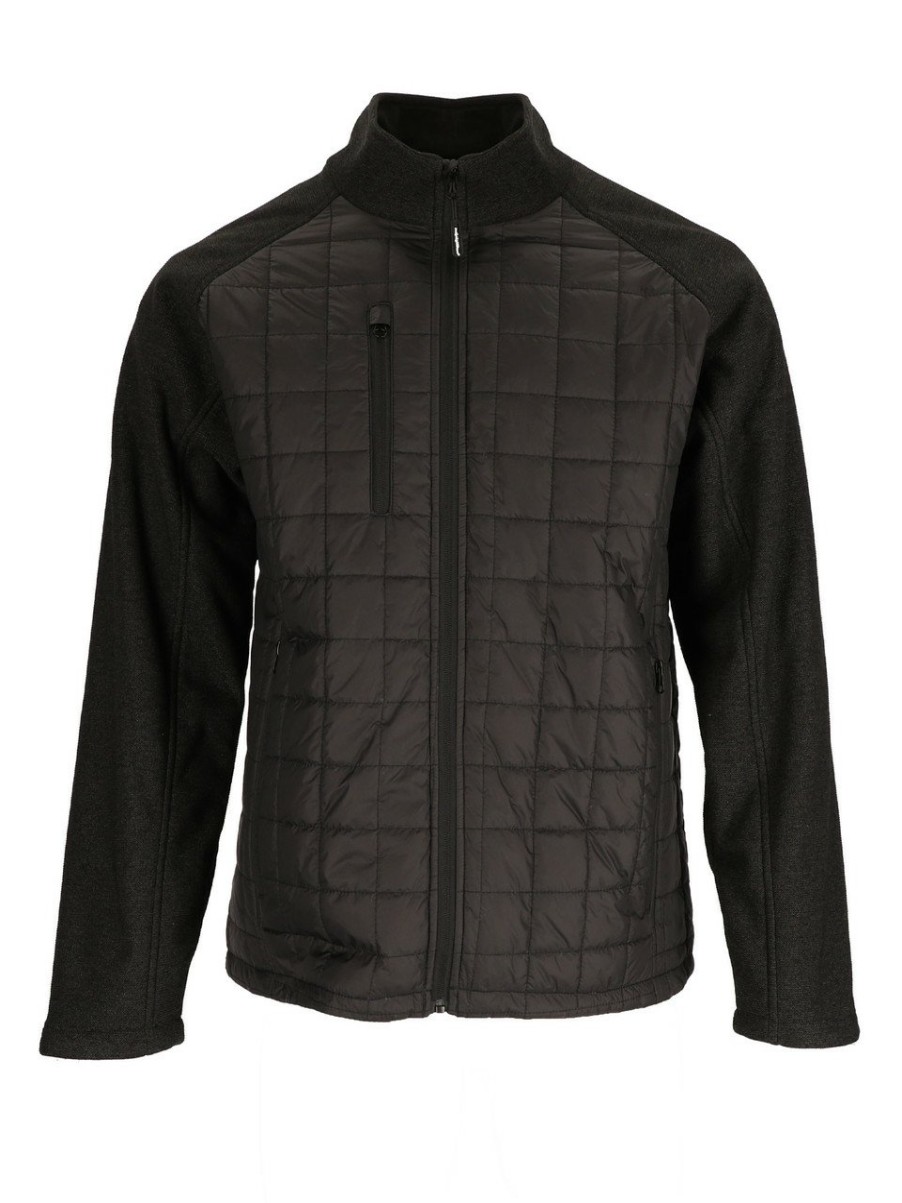 RefrigiWear Enduraquilt Hybrid Quilted Jacket Black Grande E Alto