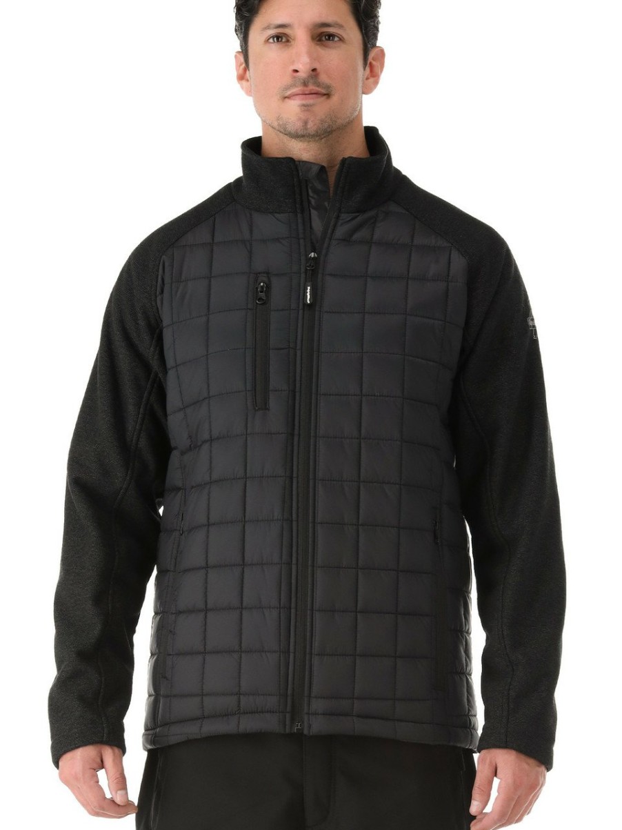 RefrigiWear Enduraquilt Hybrid Quilted Jacket Black Grande E Alto