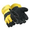 RefrigiWear Cowhide & Canvas Insulated Glove Gold/Black Guanti Di Pelle