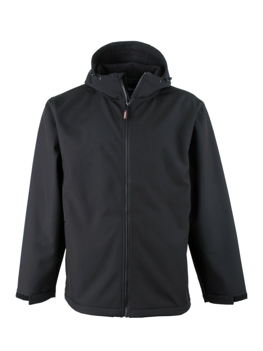 RefrigiWear Lightweight Softshell Jacket With Hood Black Grande E Alto