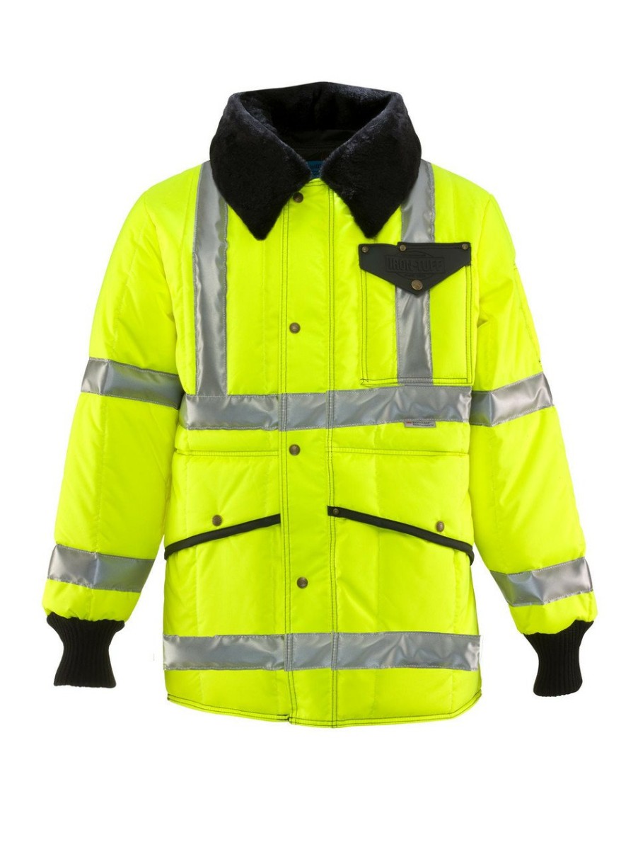 RefrigiWear Hivis Iron-Tuff® Jackoat With Reflective Tape Grande E Alto