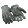 RefrigiWear Poly Honeycomb Grip Glove Gray Guanti In Maglia