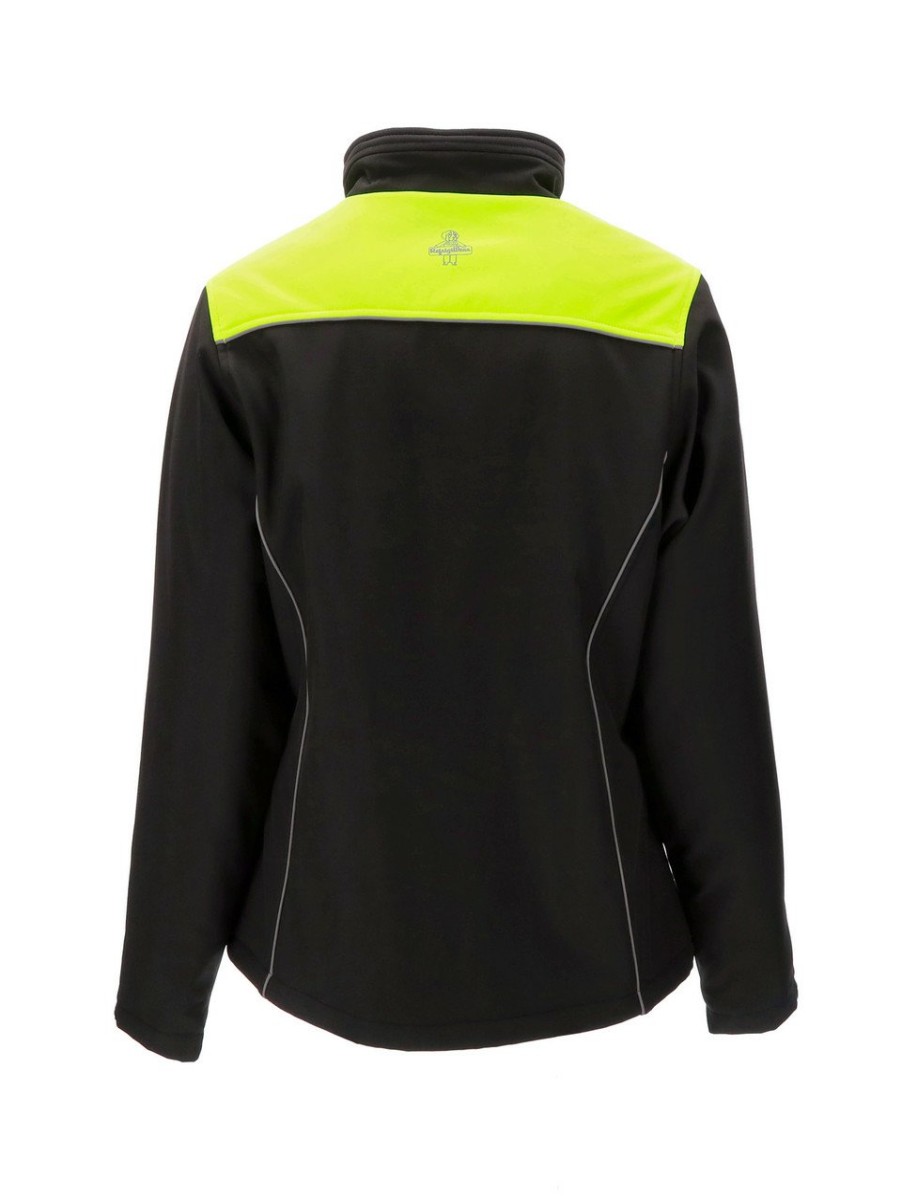 RefrigiWear Women'S Two-Tone Hivis Insulated Softshell Jacket Giacche