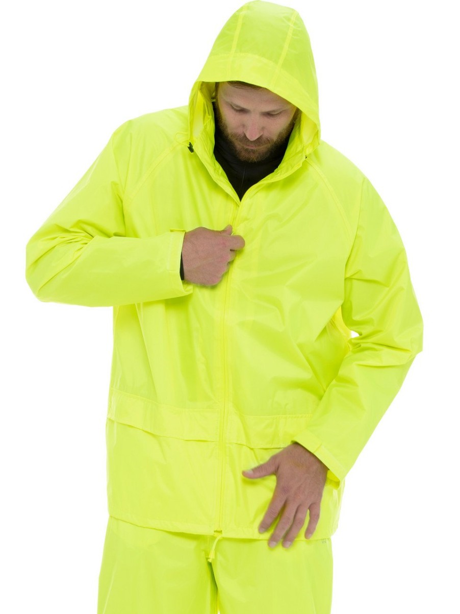 RefrigiWear Mid-Weight Rainwear Set Lime Grande E Alto