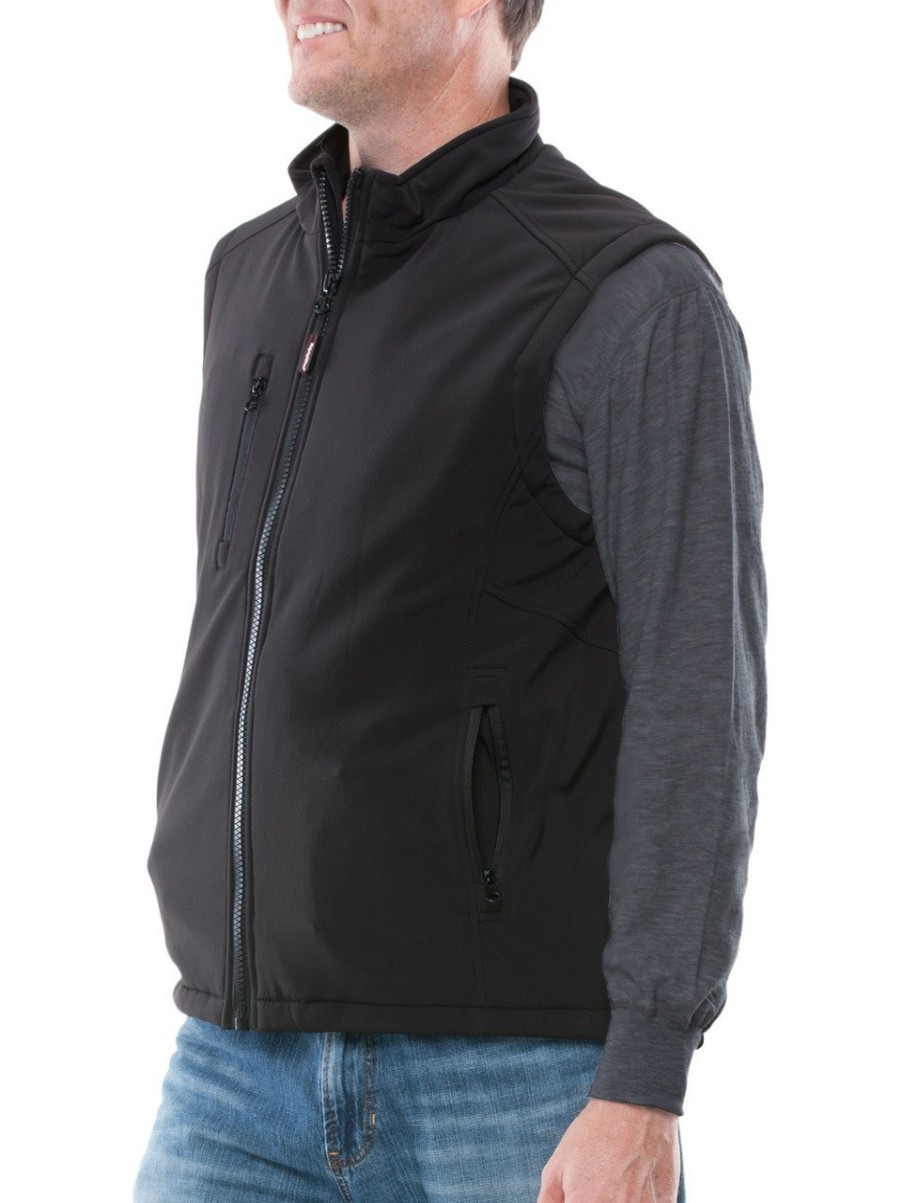 RefrigiWear Insulated Softshell Vest Black Grande E Alto