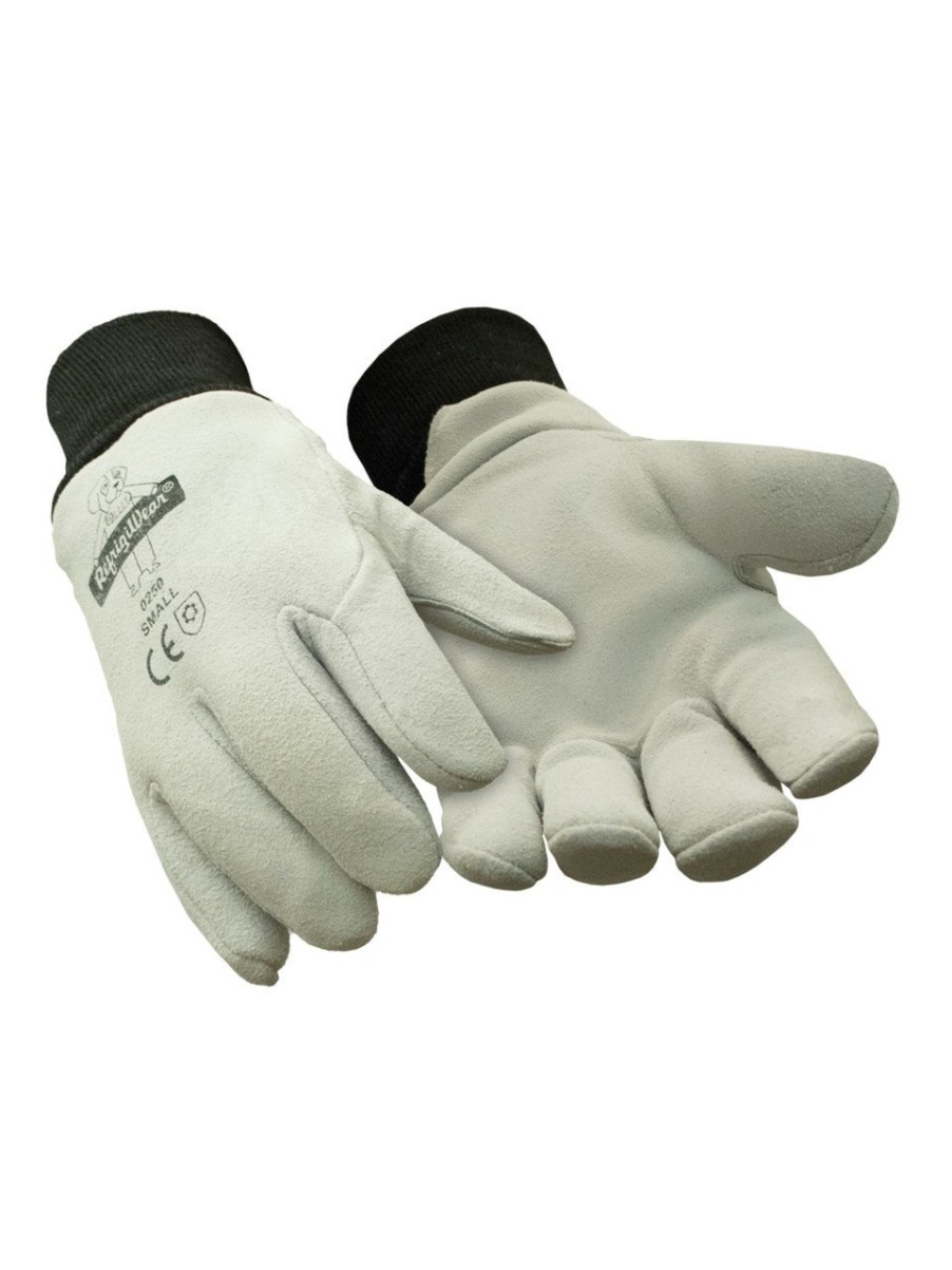 RefrigiWear Cowhide Freezer Glove Gray Guanti