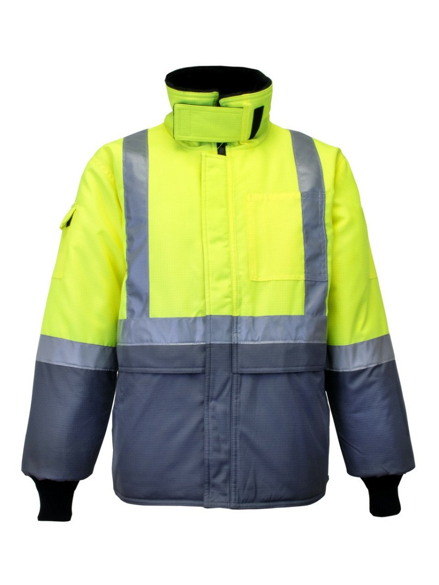 RefrigiWear Freezer Edge® Jacket Lime/Gray Grande E Alto