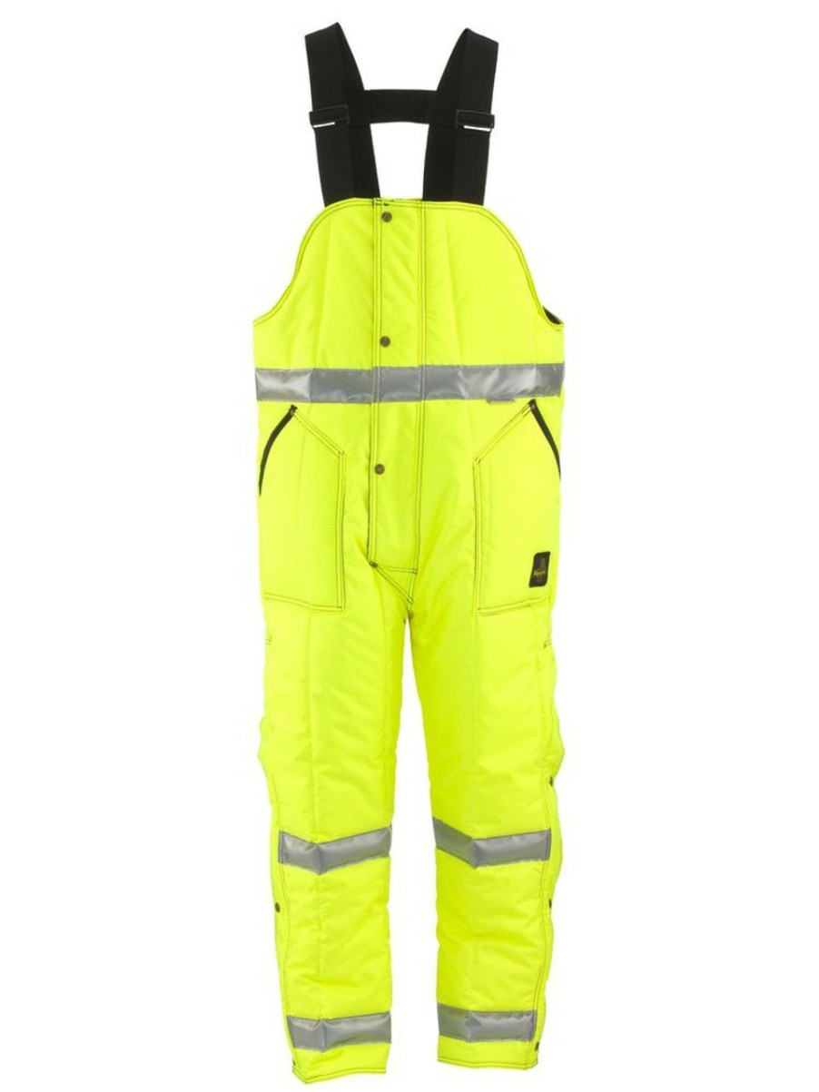 RefrigiWear Hivis Iron-Tuff® Bib Overalls With Reflective Tape Grande E Alto