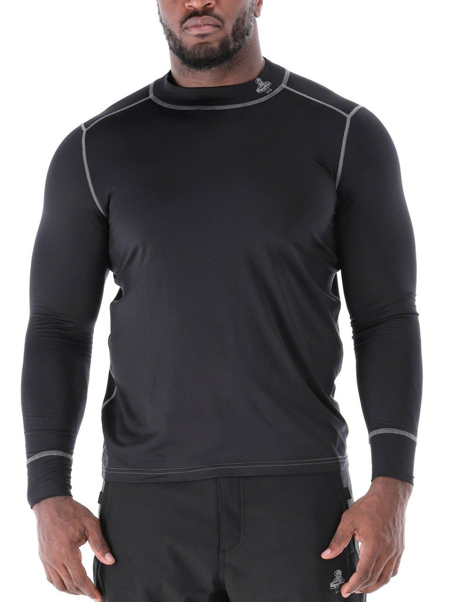 RefrigiWear Lightweight Base Layer Top Black Strati E Camicie