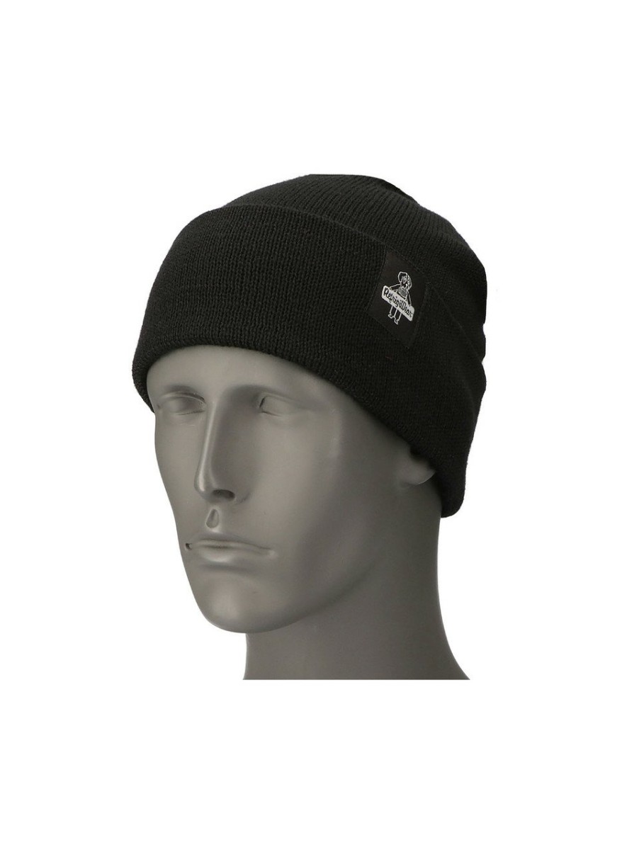 RefrigiWear Wool Watch Cap Black Berretti In Maglia