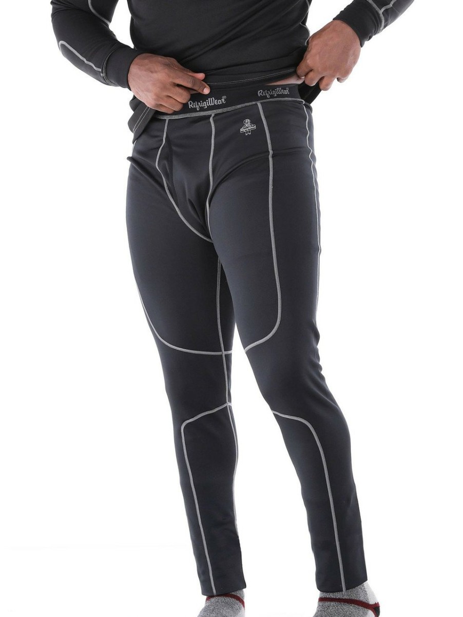 RefrigiWear Heavyweight Mid-Layer Bottom Black Strati E Camicie