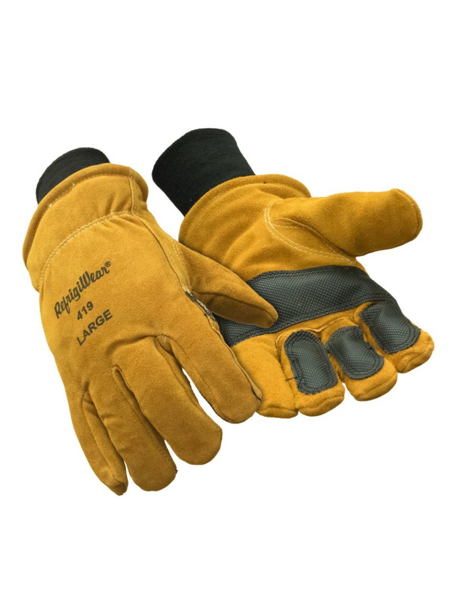 RefrigiWear Double Insulated Cowhide Leather Glove Gold Guanti Di Pelle