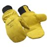 RefrigiWear Insulated Leather Mitt Gold Guanti