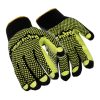 RefrigiWear Brushed Acrylic Double Dot Glove Lime Guanti In Maglia