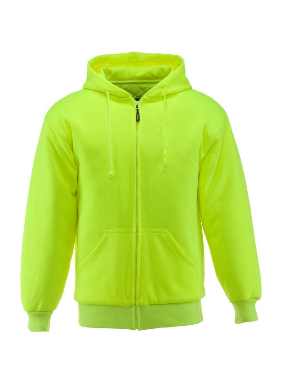 RefrigiWear Hivis Insulated Quilted Sweatshirt Grande E Alto