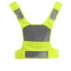 RefrigiWear Led Safety Vest-Battery Powered Lime Bretelle E Attrezzature Di Sicurezza