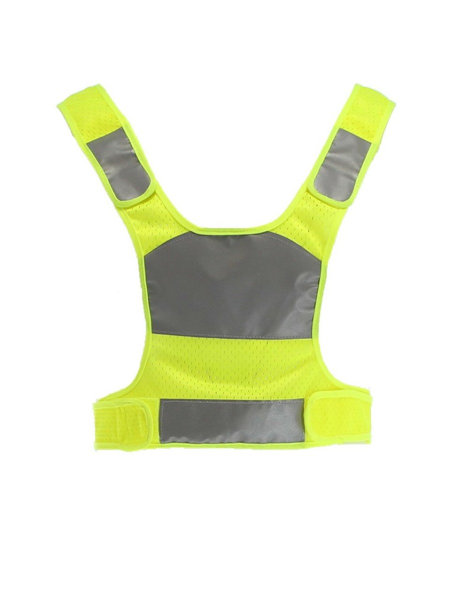 RefrigiWear Led Safety Vest-Battery Powered Lime Bretelle E Attrezzature Di Sicurezza