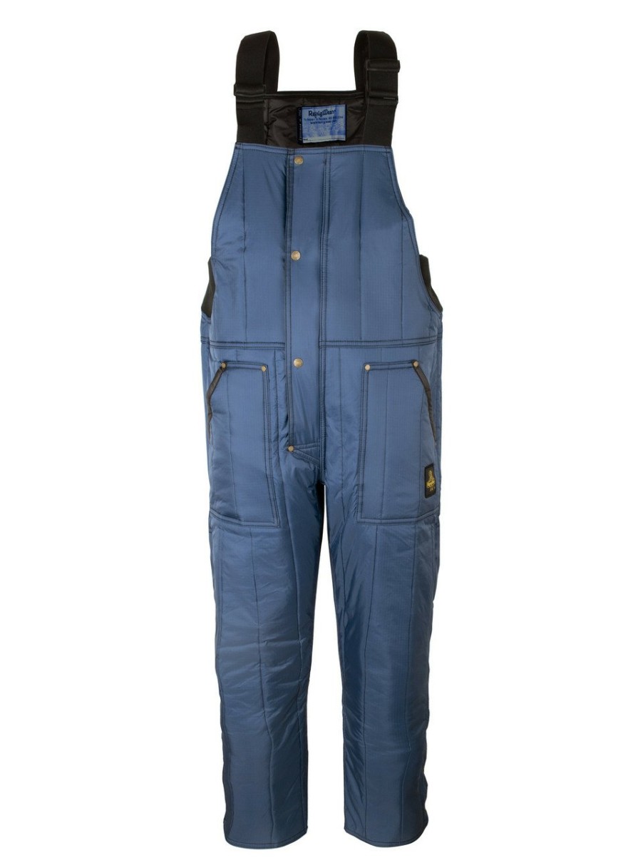 RefrigiWear Cooler Wear Bib Overalls Navy Bavaglini E Pantaloni