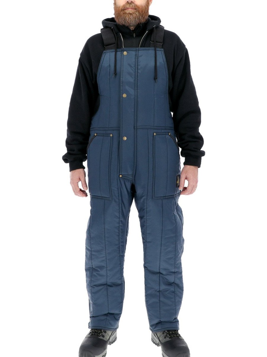 RefrigiWear Cooler Wear Bib Overalls Navy Bavaglini E Pantaloni