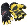 RefrigiWear Insulated Abrasion Safety Glove With Touch-Rite Nib Gold/Black Guanti Touch Screen