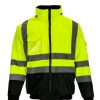 RefrigiWear Hivis Waterproof Bomber Jacket Lime Grande E Alto