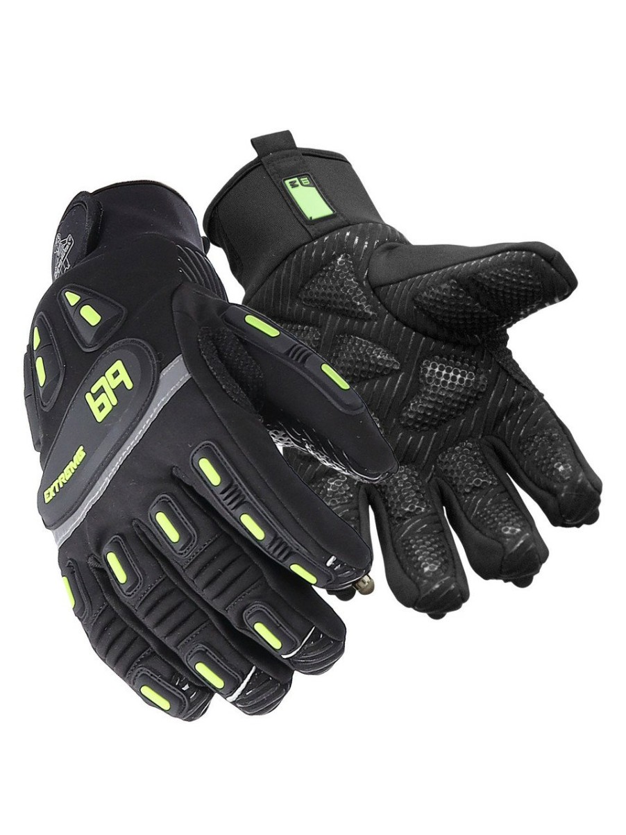 RefrigiWear Extreme Freezer Glove With Touch-Rite Nib Black Guanti Di Protezione Dagli Urti