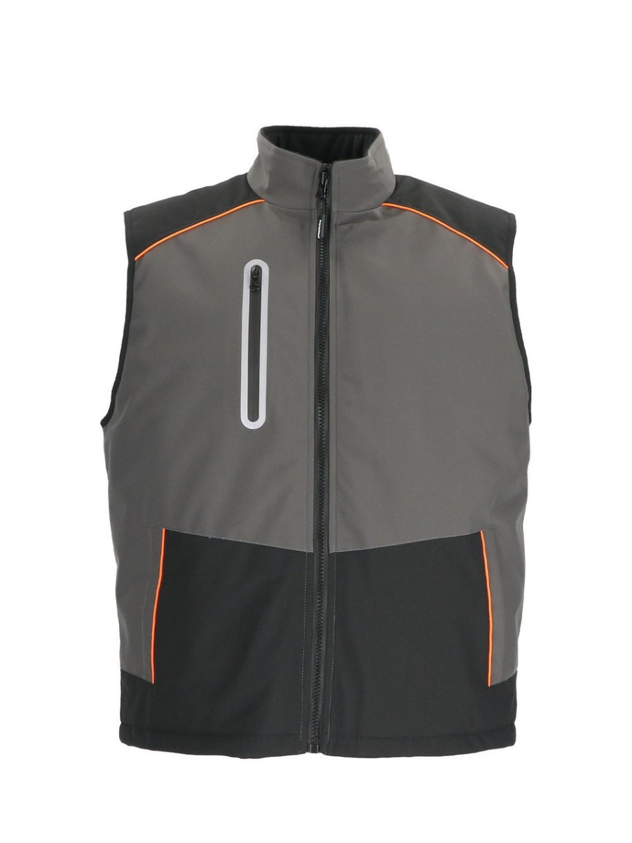 RefrigiWear Polarforce® Vest Black/Charcoal Grande E Alto