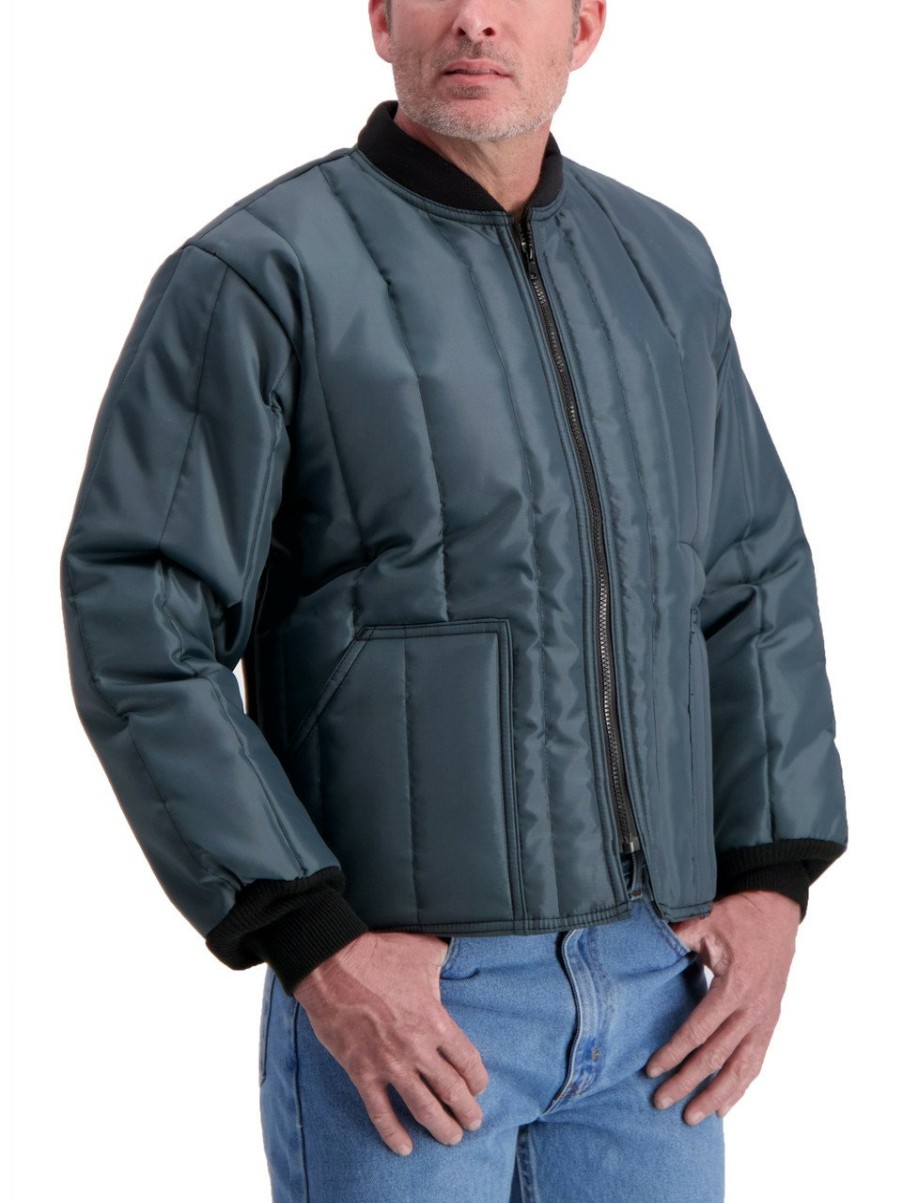 RefrigiWear Econo-Tuff® Jacket Navy Grande E Alto