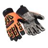 RefrigiWear Hivis Insulated Impact Pro Glove Orange Guanti Di Protezione Dagli Urti