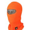 RefrigiWear Open-Hole Face Mask Orange Copricapo Ad Alta Visibilita