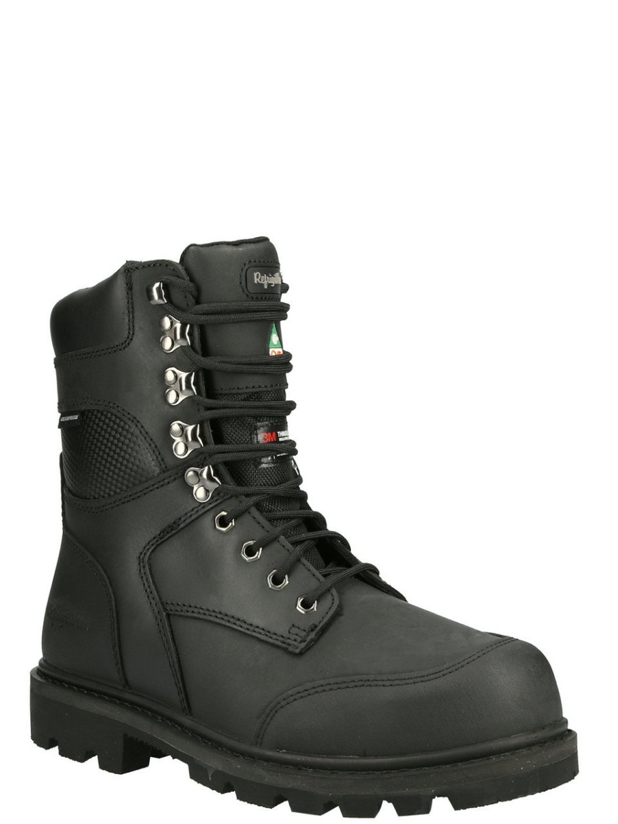 RefrigiWear Platinum Leather Boot Black Stivali Di Pelle