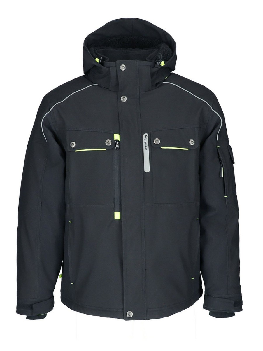 RefrigiWear Extreme Hooded Jacket Black Grande E Alto